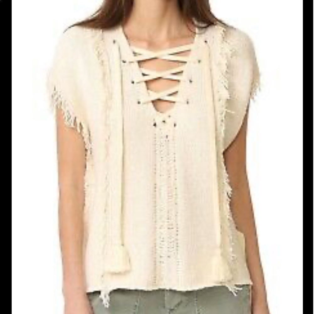 🤍 PAM AND GELA BAJA SWEATER